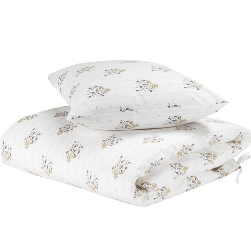 Parure de lit en coton bio Madeleine multi (100 x 140 cm) Maison Charlotte