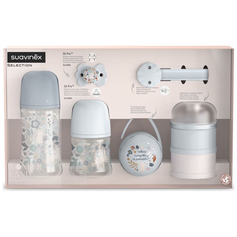 Coffret de naissance Welcome Baby Wonderland Bleu Suavinex Packaging 2