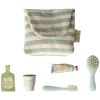 Trousse de toilette Souris Rayé bleu Maileg Produit 1