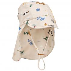 Casquette protège nuque anti-UV Cecilia Around the World (12-24 mois) - Liewood