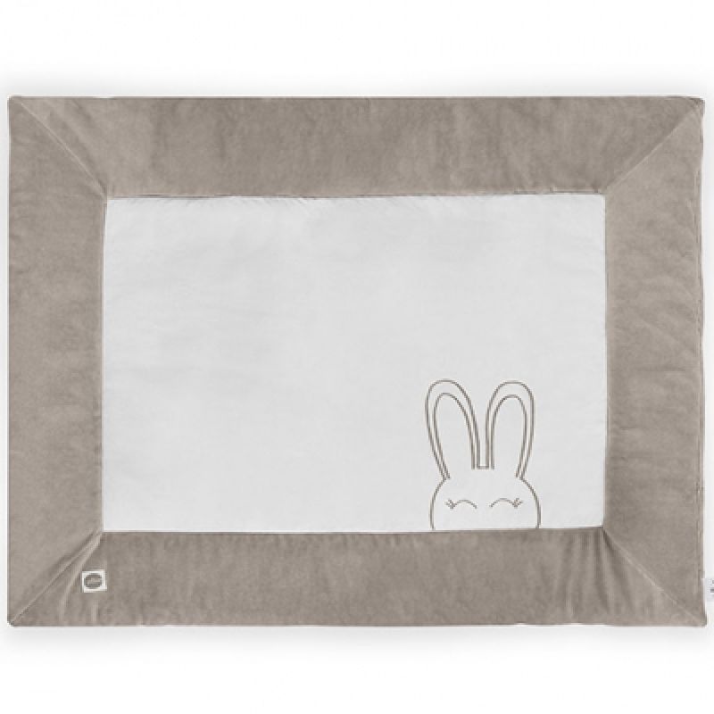 Tapis de parc Sweet bunny taupe (80 x 100 cm) Jollein