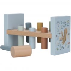 Banc à marteler en bois FSC Forest Friends