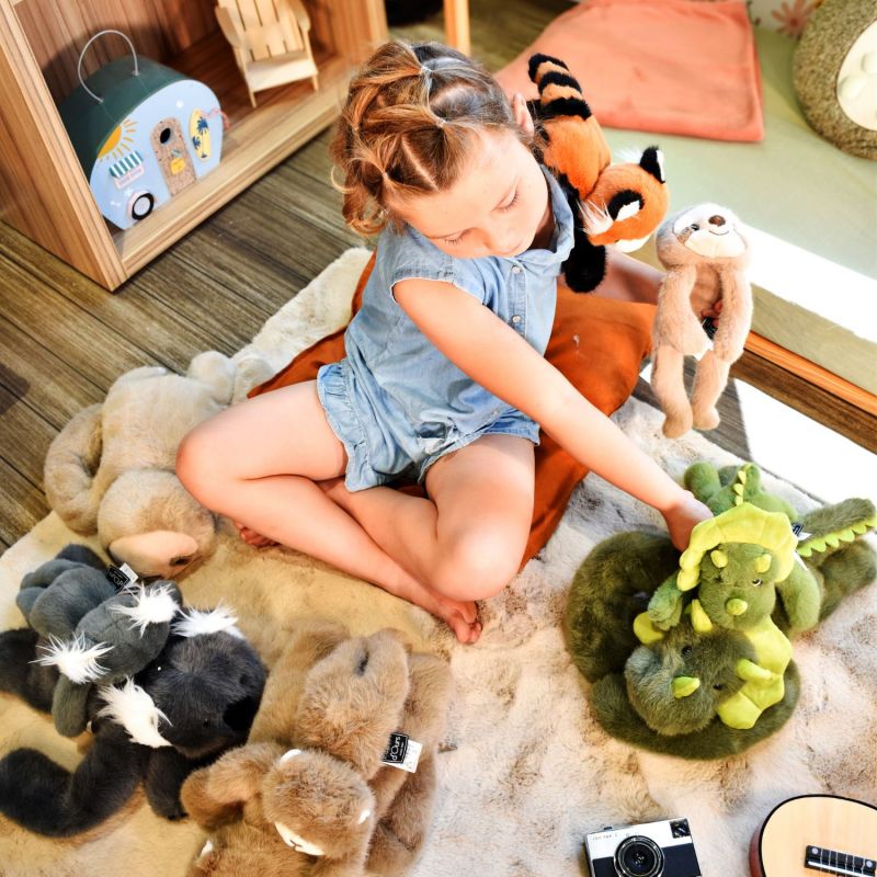 Peluche magnétique PODCOLL Dino (30 cm) Histoire d'Ours Ambiance 8