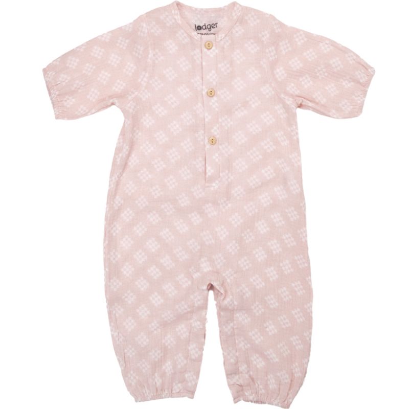 Combinaison légère en coton Jumper Tribe Tan rose (0-3 mois) Lodger