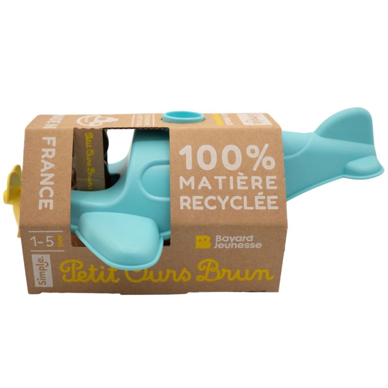 Hydravion Bateau de Petit Ours Brun Menthe Simple Packaging 7