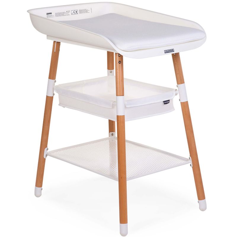 Table à langer Evolux naturel blanc - Reconditionné Childhome