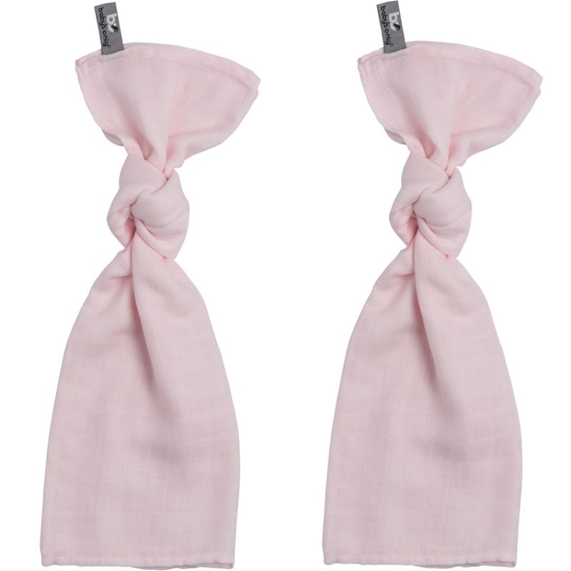 Lot de 2 langes rose pâle (60 x 70 cm) Baby's Only