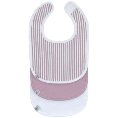 Lot de 3 bavoirs naissance Fruits rouges Lässig 