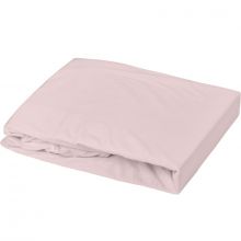 Drap housse en coton rose poudre (40 x 80 cm)  par Domiva