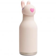 Gourde isotherme Bestie Lapin Rose (460 ml) - Asobu