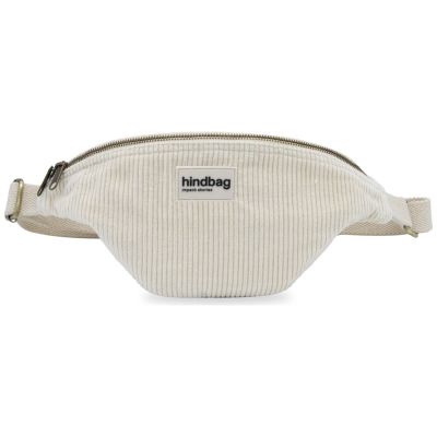 Sac banane Olivia Velours Beige