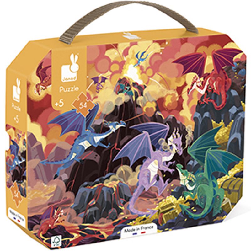 Puzzle Terre de dragons (54 pièces) Janod