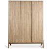 Armoire XL 3 portes Ashi Honey Ash - Quax