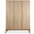 Armoire XL 3 portes Ashi Honey Ash - Quax