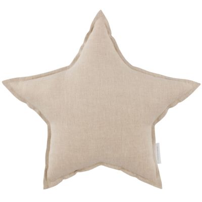 Coussin Etoile en lin Naturel (36 cm) Cotton&Sweets