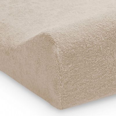 Lot de 2 housses de matelas à langer en éponge Nougat (75 x 85 cm)