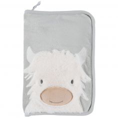 Protège carnet de santé fausse fourrure verte Fluffy - Noukie's