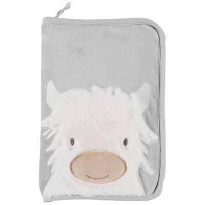 Protège carnet de santé fausse fourrure verte Fluffy Noukie's