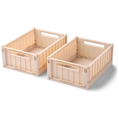 Lot de 2 caisses de rangement Weston S Apple Blossom Liewood