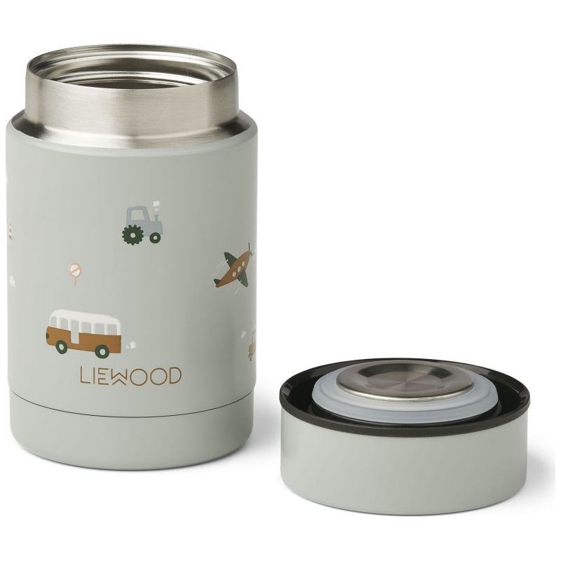 Pot isotherme Nadja Vehicules (250 ml) Liewood Produit ouvert 3