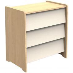 Commode 3 tiroirs Vanille - Sauthon mobilier
