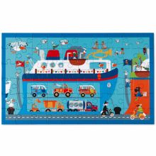 Puzzle Bateau Ferry (60 pièces)  par Scratch