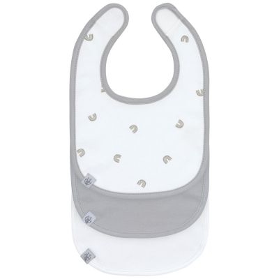 Lot de 3 bavoirs naissance Arc-en-ciel Lässig 