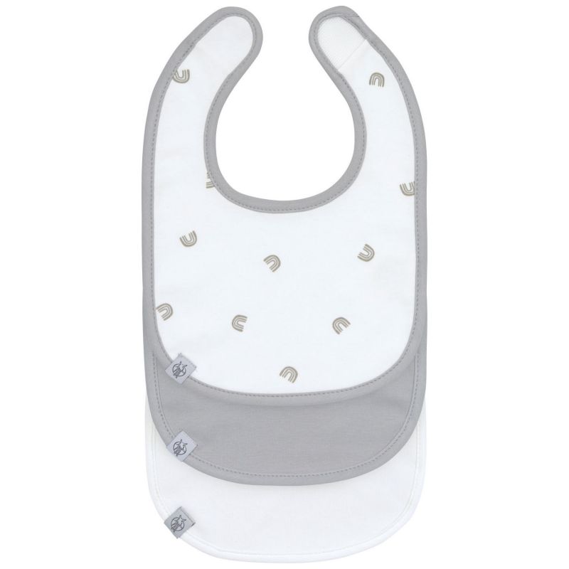 Lot de 3 bavoirs naissance Arc-en-ciel Lässig Produit 1