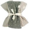 Lot de 3 lingettes Misty Woods (28 x 28 cm) Babyshower Produit 2