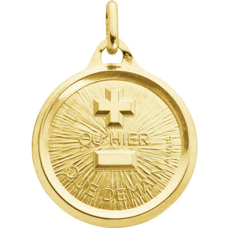 Médaille d'Amour L'Originale personnalisable (or jaune 18 carats) Maison Augis