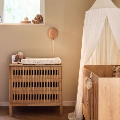 Housse matelas à langer en jersey Leafy Dreams (50 x 70 cm) - Reconditionné