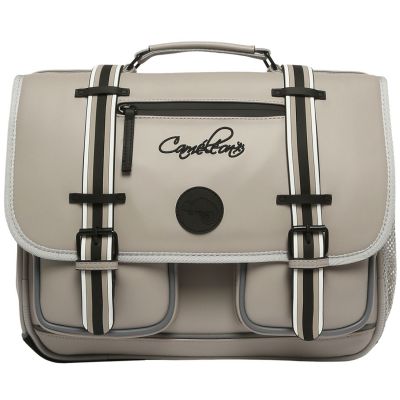 Cartable A4 primaire Light Grey Stripe (38 cm) Caméléon