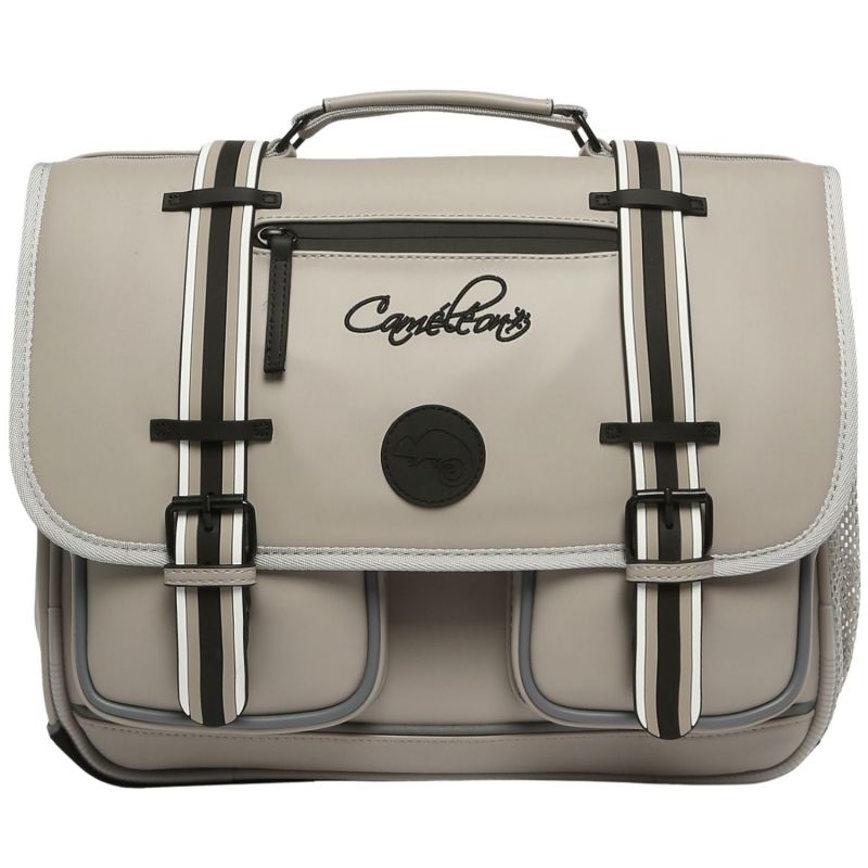 Cartable A4 primaire Light Grey Stripe (38 cm) Caméléon Produit 1