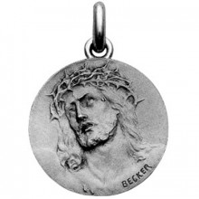 Médaille Christ Ecce Homo (argent 925°)  par Becker