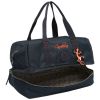 Sac de sport Navy Orange Stitching Caméléon Produit ouvert 6