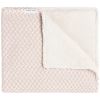 Couverture Teddy Happiness Vieux Rose/Ecru (70 x 95 cm) - Baby's Only