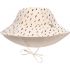 Chapeau anti-UV réversible Petits traits écru/multicolore (3-6 mois) - Lässig