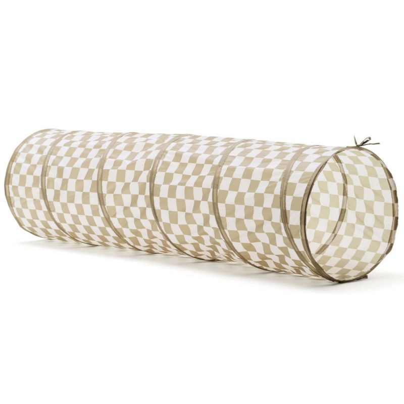 Tunnel de jeu à carreaux Khaki Kid's Concept Produit 1