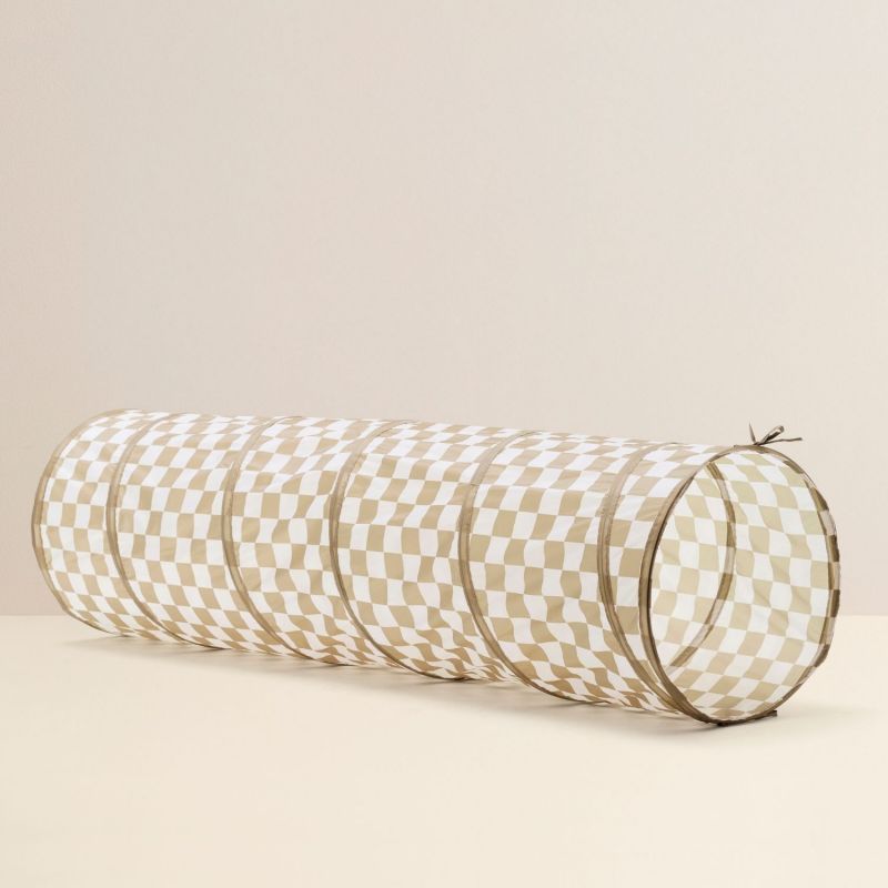 Tunnel de jeu à carreaux Khaki Kid's Concept Ambiance 3