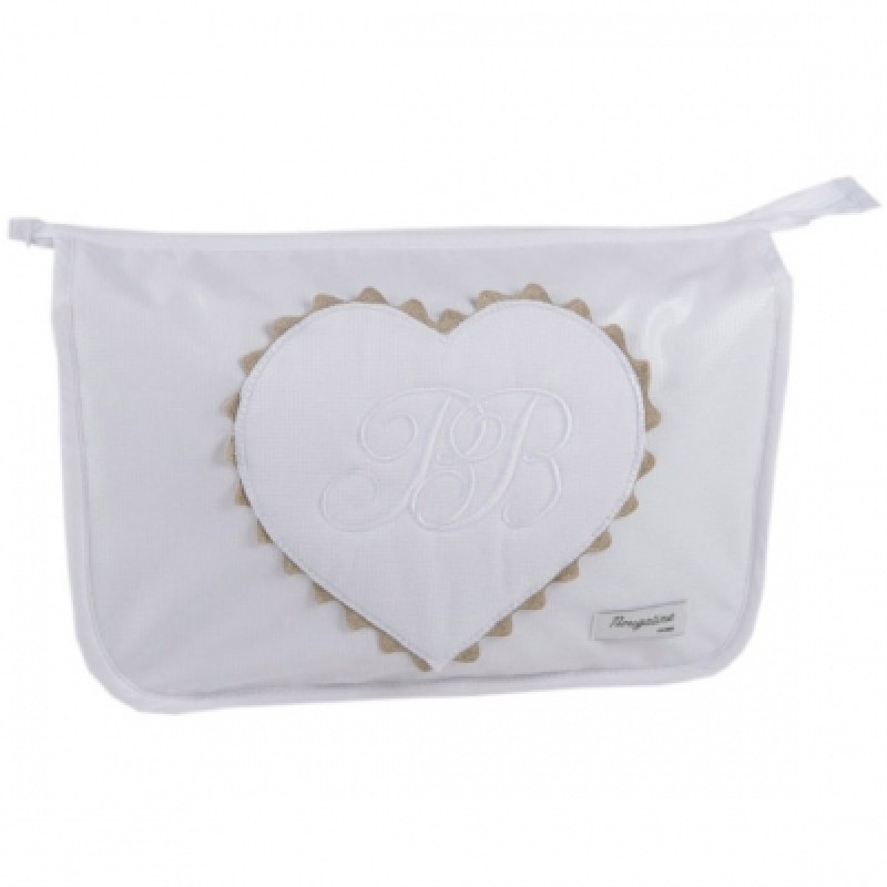 Trousse de toilette Emma blanc Maison Nougatine