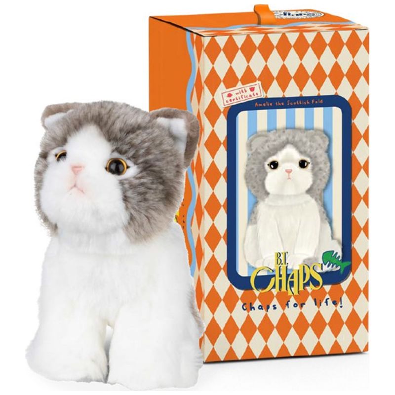 Peluche Amélie le Scottisch Fold (17 cm) BT Chaps Packaging 4