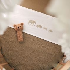 Couverture en polaire Soft Waves Olive Green (75 x 100 cm)