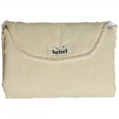 Tapis à langer Sorbet citron en coton irisé - BEBEL