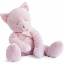 Peluche chat rose (50 cm)  par Doudou et Compagnie