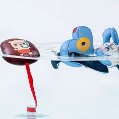 Lot de 3 jouets de bain à ventouse Jules