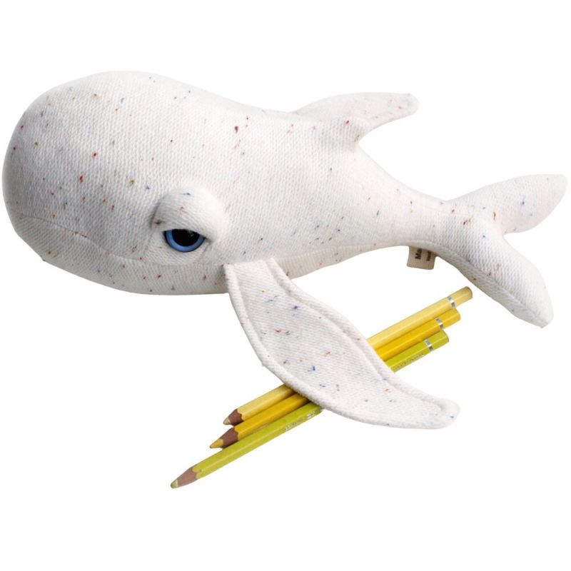 Peluche Albino Whale (30 x 12 cm) BigStuffed