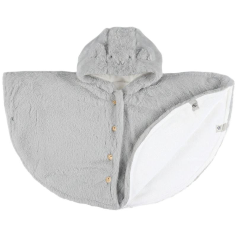 Poncho en Groloudoux Gris (6-18 mois) Noukie's Produit 1