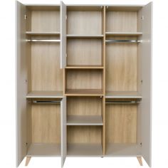 Armoire 4 portes Loft XL Argile-Clay