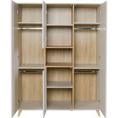 Armoire 4 portes Loft XL Argile-Clay