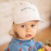 Casquette enfant Petit Amour crème (9-24 mois) Chamaye Ambiance 1